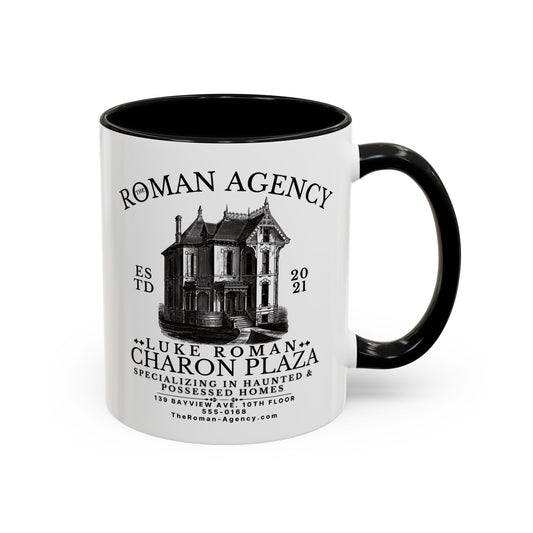 Roman Agency Coffee Mug Colored Handle