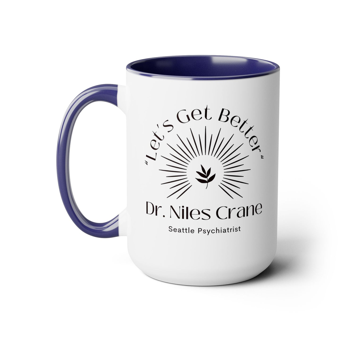 Seattle Psychiatrist Coffee Mug 15oz Colored Handle