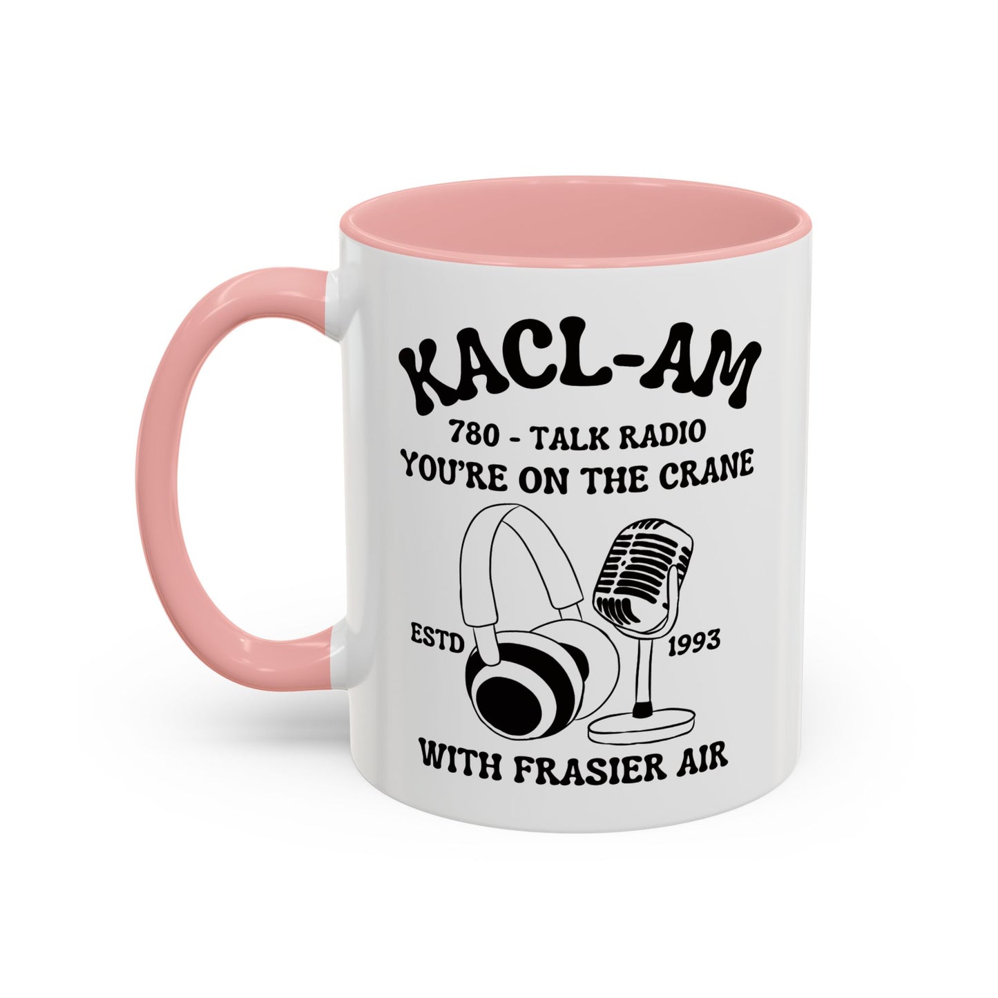 KACL-AM Coffee Mug Colored Handle 11oz