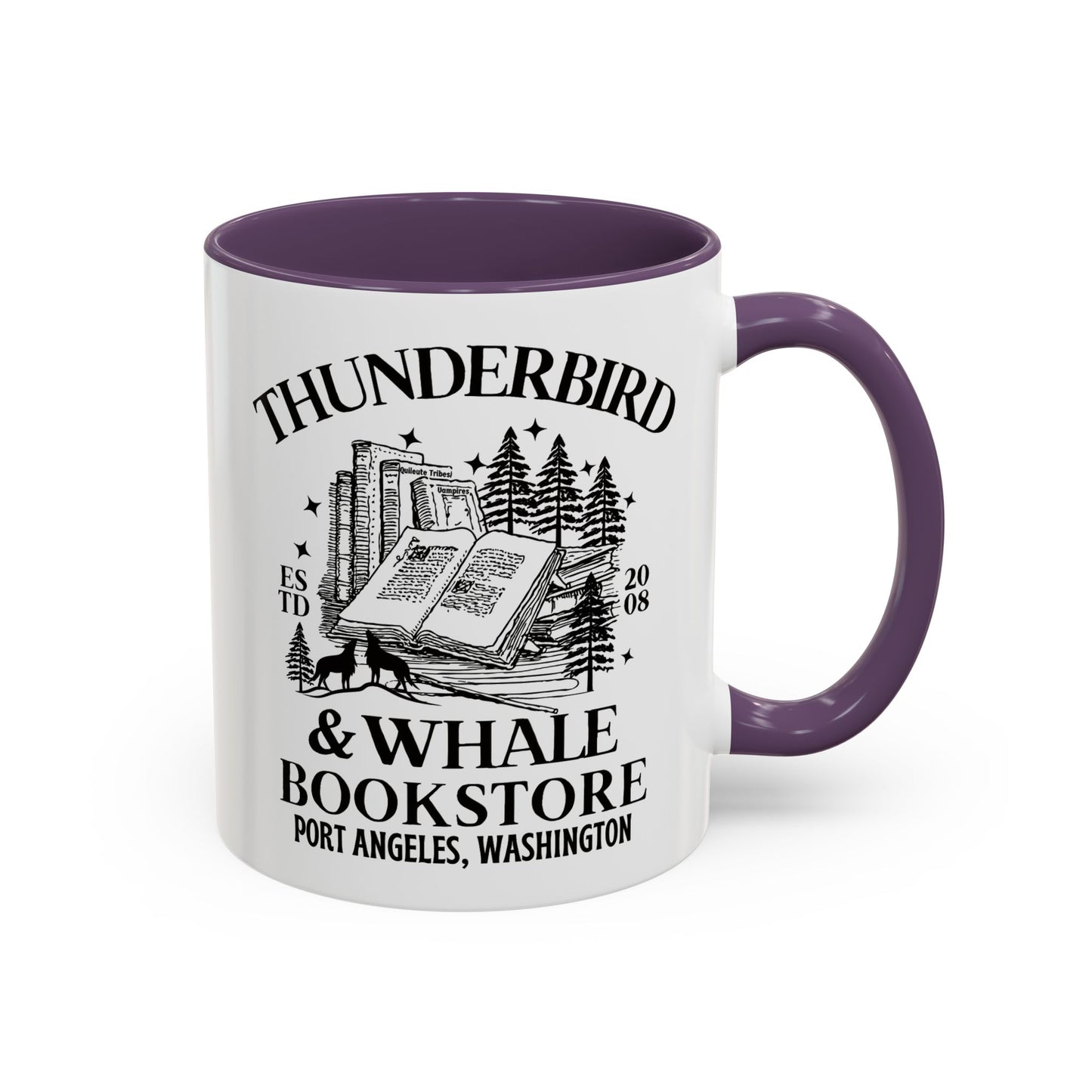 Thunderbird & Whale bookstore Coffee Mug