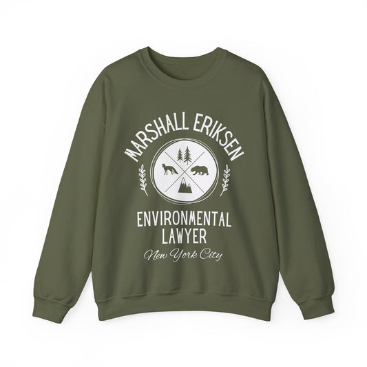How I Met Your Mother TV Show - Marshall Eriksen the Environmental Lawyer Sweatshirt