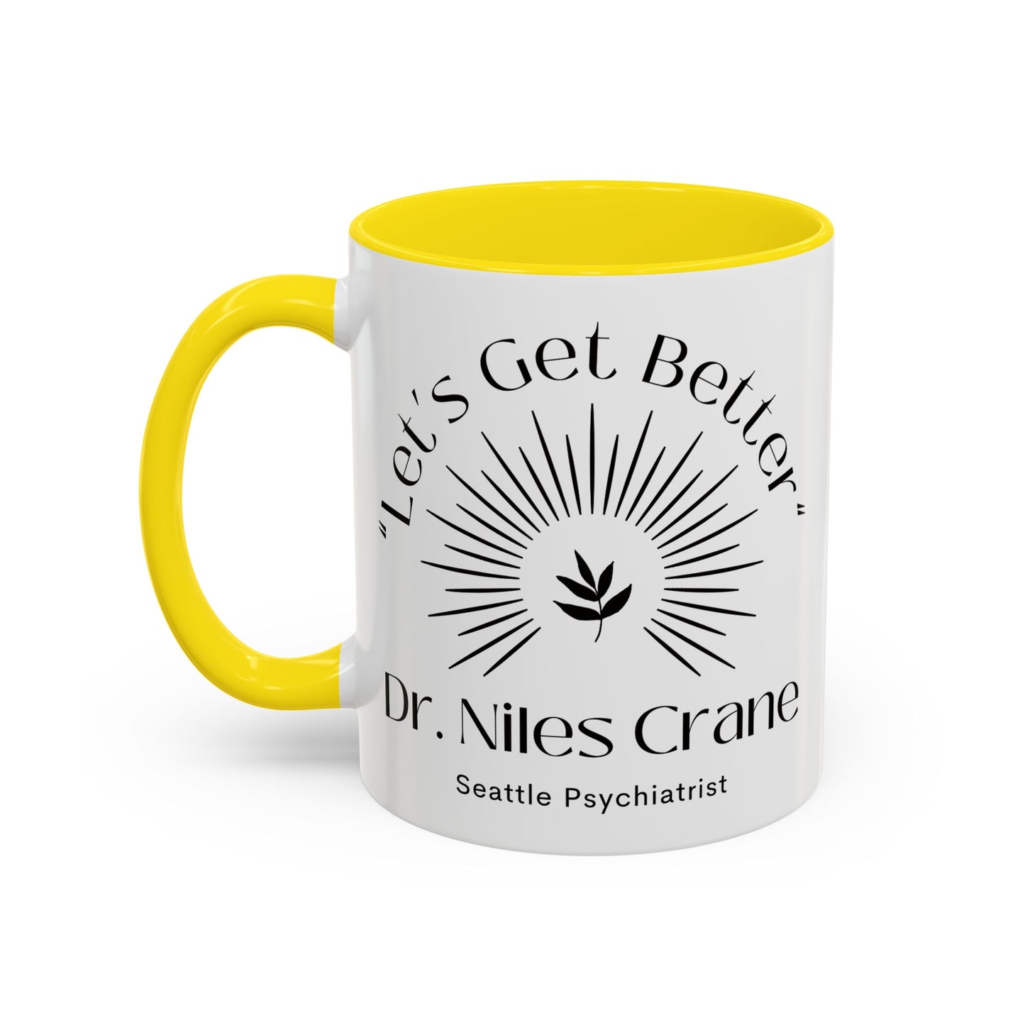 Dr Crane Coffee Mug Colored Handle