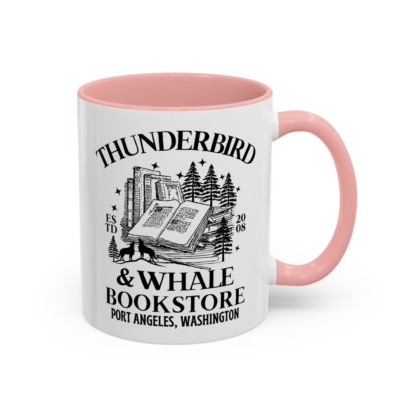Thunderbird & Whale bookstore Coffee Mug