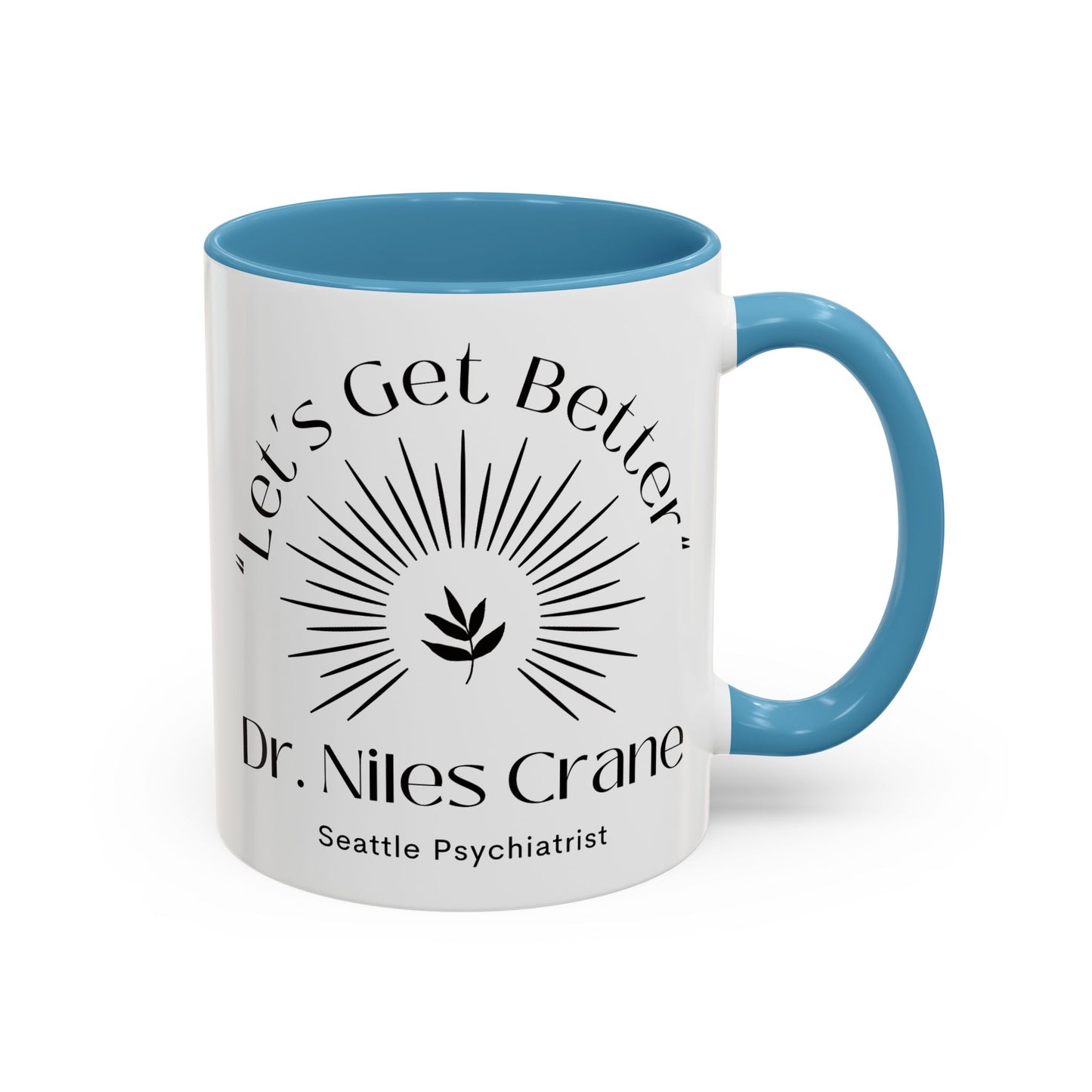 Dr Crane Coffee Mug Colored Handle