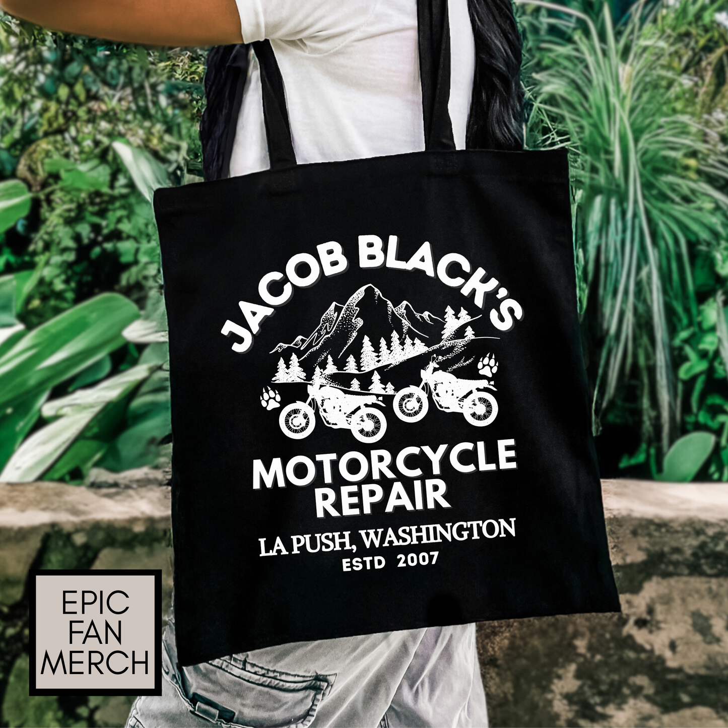 Jacob Black Motorcycle Repair Tote Bag