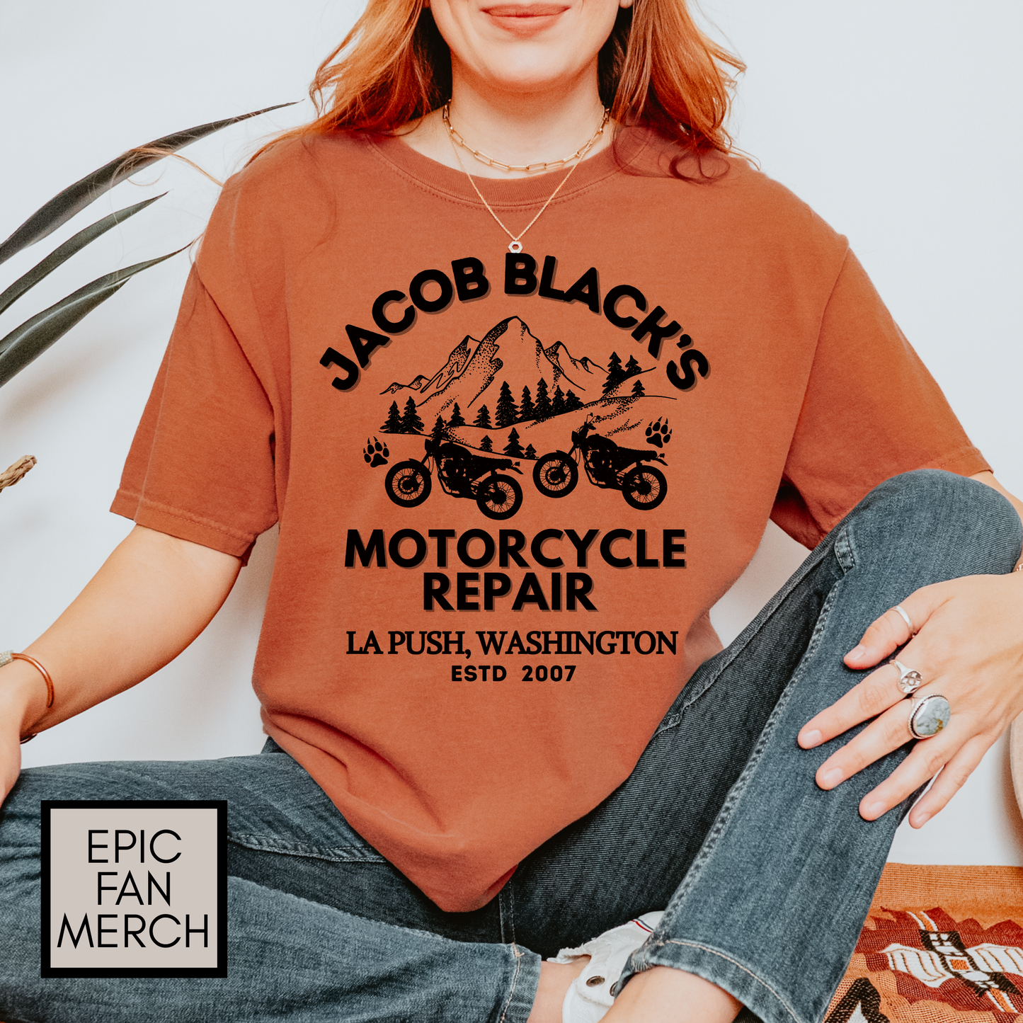 Comfort Colors® Jacob Black Motorcycle Repair Shirt