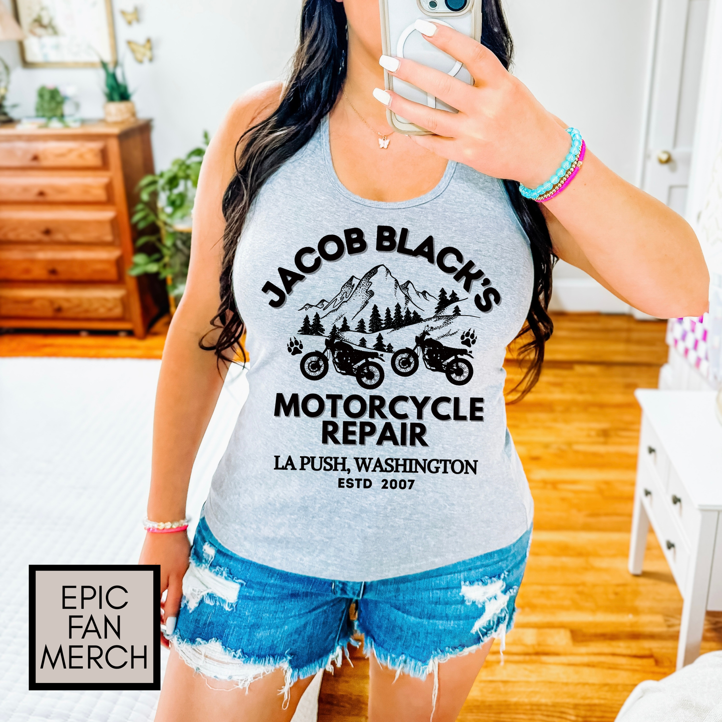 Jacob Black Motorcycle Repair Tank Top