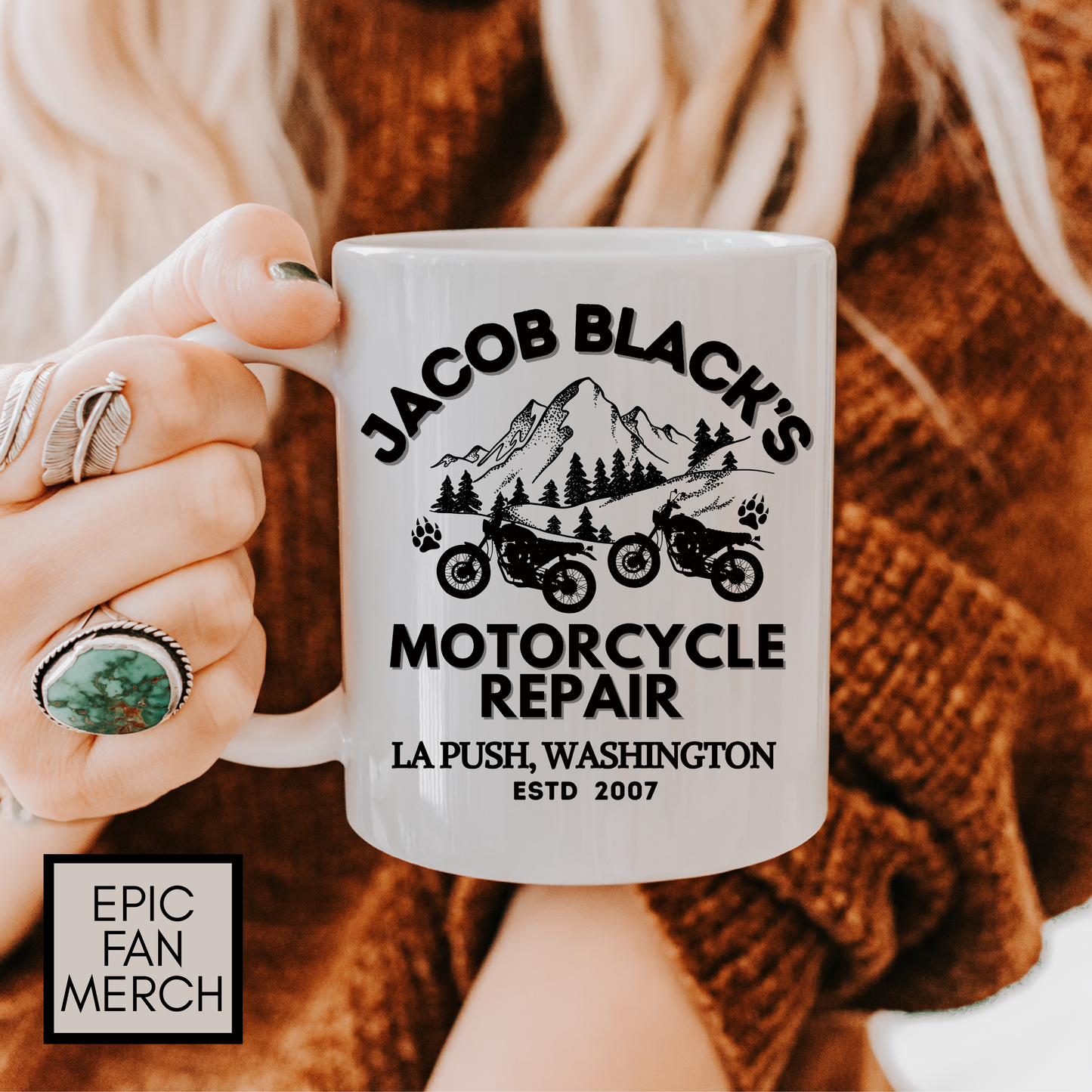 Jacob Black Motorcycle Repair Coffee Mug