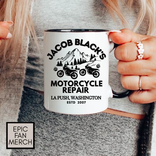 Jacob Black Motorcycle Repair Coffee Mug