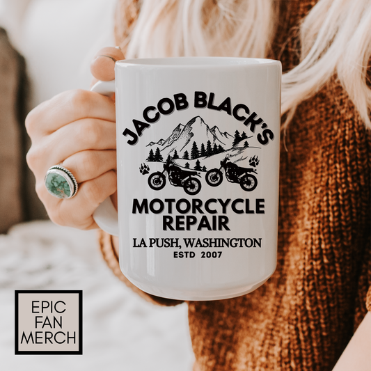 Jacob Black Motorcycle Repair Coffee Mug