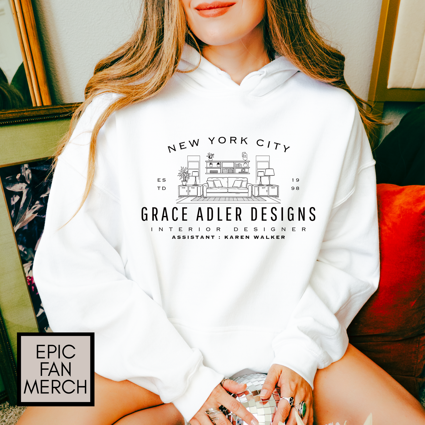 Will & Grace Hoodie - Grace Adler