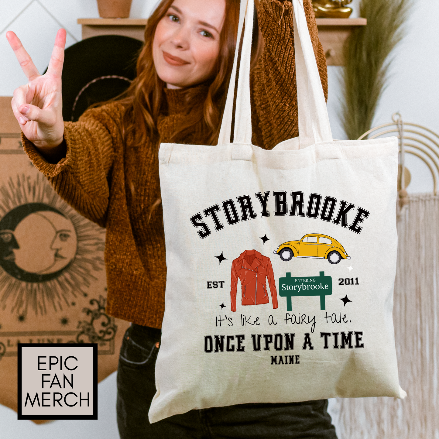 Once Upon a Time TV Show Tote Bag