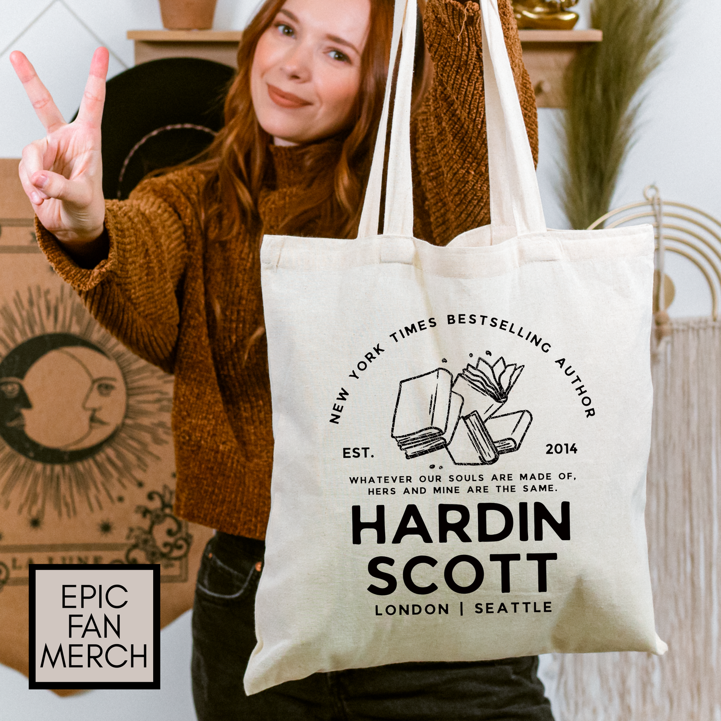 Hardin Scott After Series Book Tote Bag