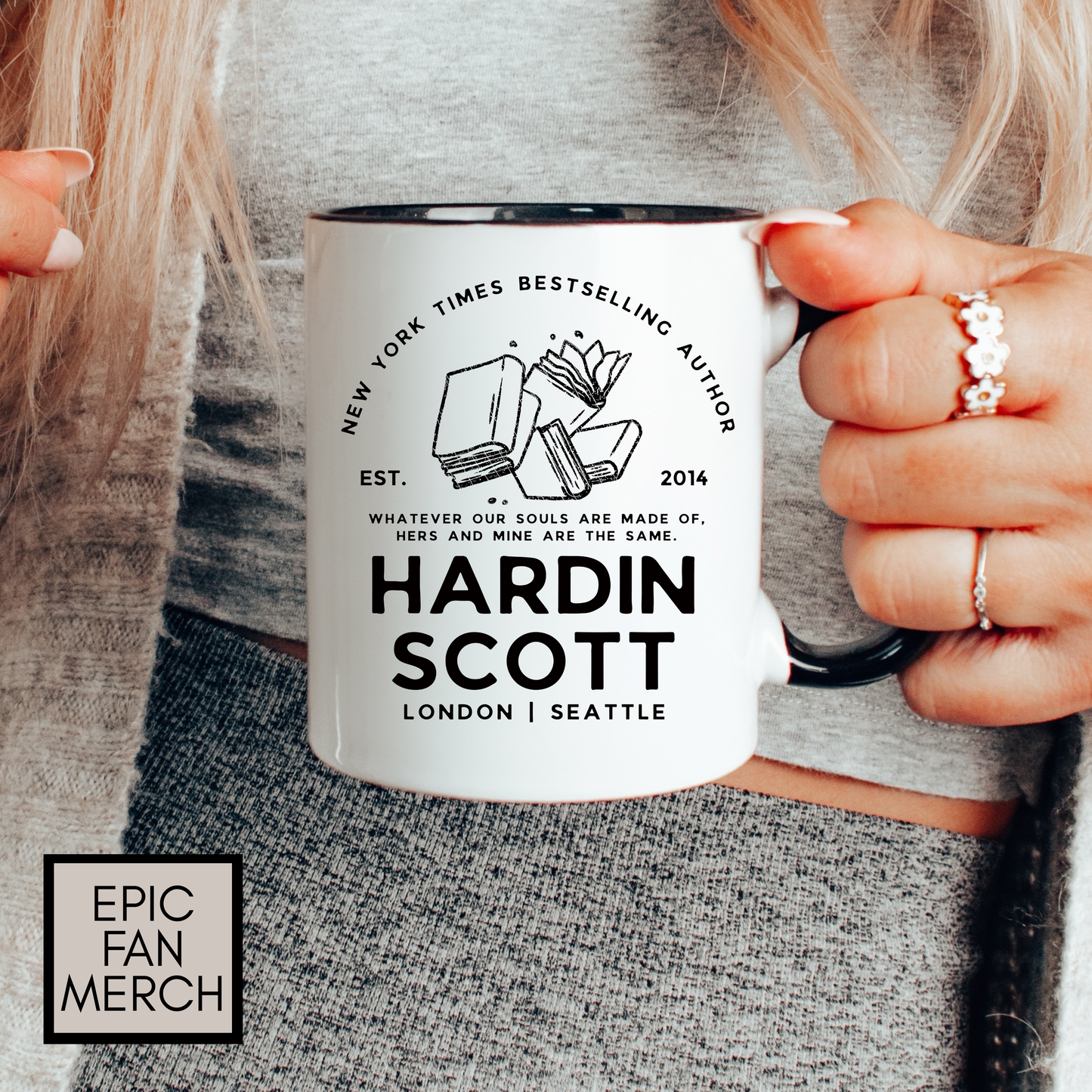 Hardin Scott After Series Book Coffee Mug Colored Handle