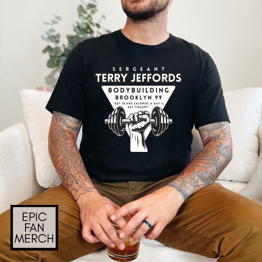 Brooklyn Nine-Nine TV Show - Sgt Jeffords Bodybuilding Shirt