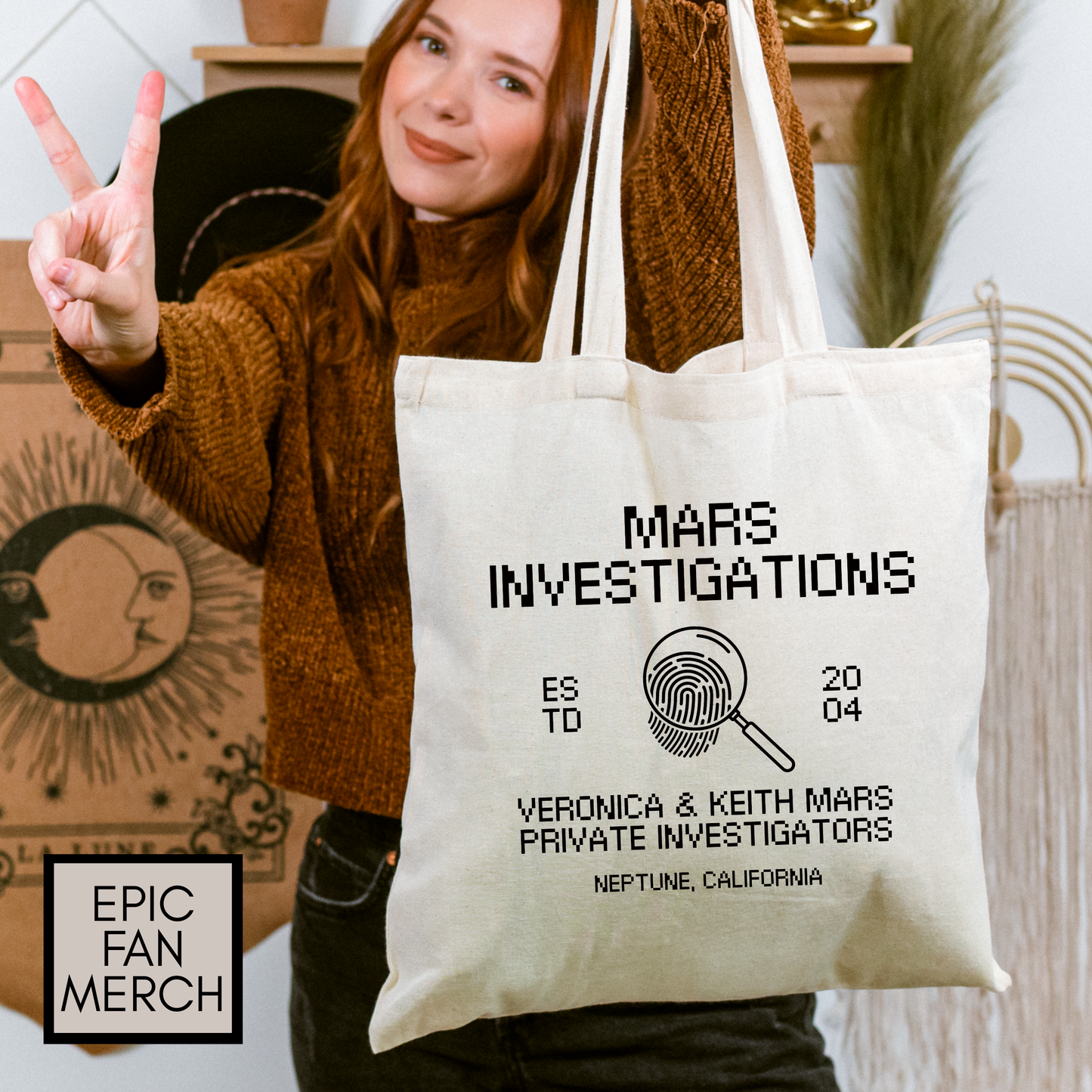 Veronica Mars TV Show - Mars Investigations Tote Bag