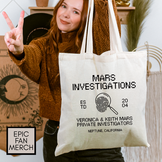 Veronica Mars TV Show - Mars Investigations Tote Bag