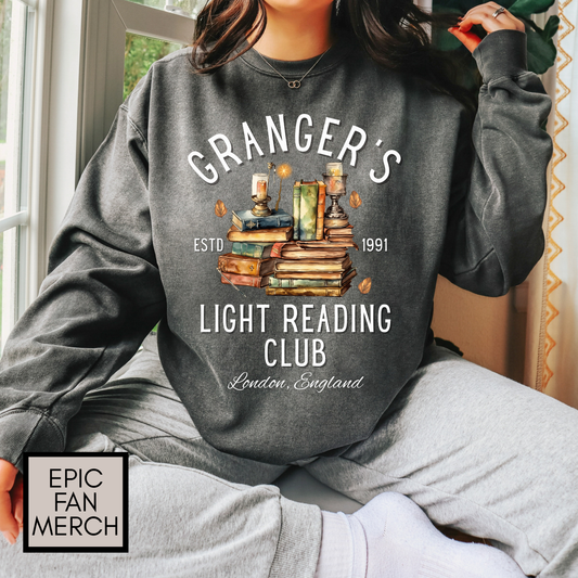 Harry Potter - Hermione Granger Light Reading Club - Comfort Colors® Sweatshirt