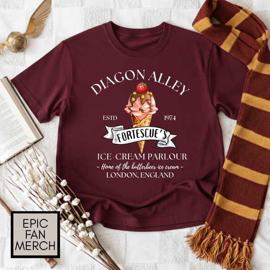 Harry Potter - Diagon Alley Fortescue Ice Cream Shirt