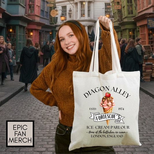 Harry Potter - Diagon Alley Fortescue Ice Cream Tote Bag