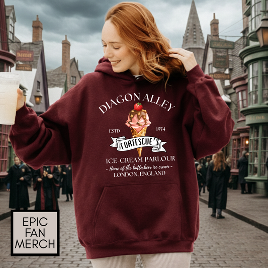 Harry Potter - Diagon Alley Fortescue Ice Cream Hoodie